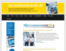 Tablet Screenshot of mt-medizintechnik.de